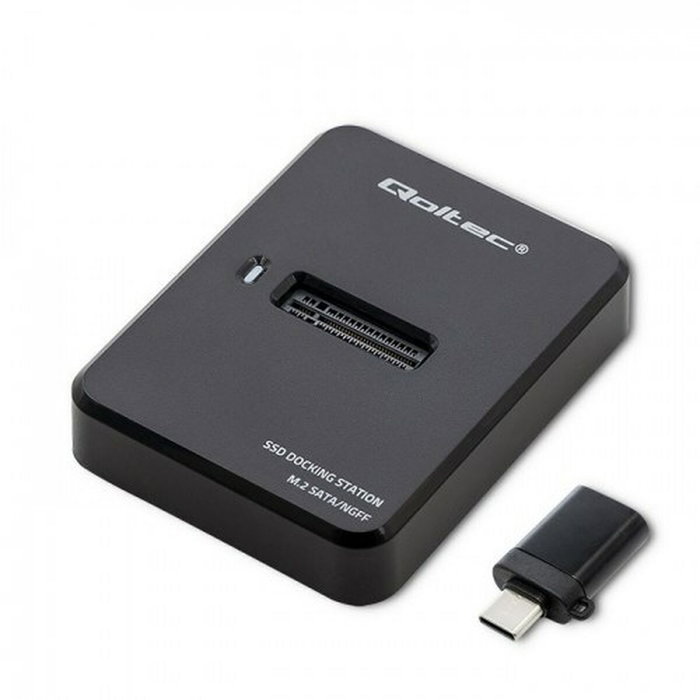 QOLTEC Estación de acoplamiento USB 3.1 Gen 1 Negro QOLTEC Estación de acoplamiento USB 3.1 Gen 1 Negro