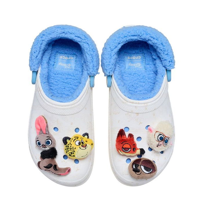Zuecos Crocs Zootopia Lined Platform Clog W Blanco 10-12 Años Zuecos Crocs Zootopia Lined Platform Clog W Blanco 10-12 Años