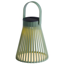 Outfit Farolillo Solar para Exterior, Diámetro 11.5 cm Altura 14 cm, Luz LED Automática, Colores Surtidos (Arena, Verde, Negro)