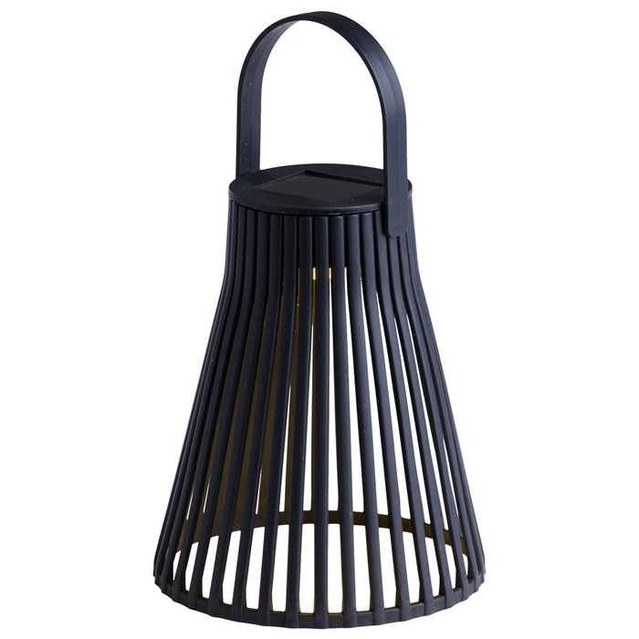 Outfit Farolillo Solar para Exterior, Diámetro 11.5 cm Altura 14 cm, Luz LED Automática, Colores Surtidos (Arena, Verde, Negro)