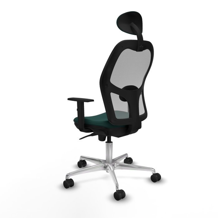 PIQUERAS Y CRESPO Silla de oficina Jorquera con mecanismo Sincro, Verde botella y Gris PIQUERAS Y CRESPO Silla de oficina Jorquera con mecanismo Sincro, Verde botella y Gris