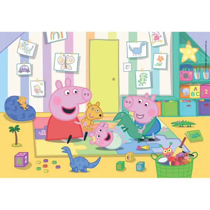 Clementoni 2 x 20 piezas Peppa Pig Puzzle Infantil CLE8005125248315 Clementoni 2 x 20 piezas Peppa Pig Puzzle Infantil CLE8005125248315