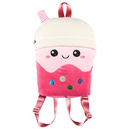 The Concept Factory Mochila Peluche B.Tea Rosa Kawaii Poliéster