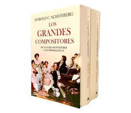 Los grandes compositores, Estuche con dos volúmenes, Harold C. Schonberg - ATICO DE LIBROS