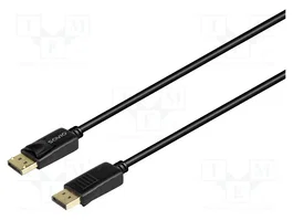 SAVIO Cable DisplayPort 1.4 de 1m Negro