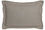 DKD Home Decor Pack de 2 Cojines de Lino Natural 60x40 cm