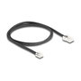 DeLOCK Cable telefónico RJ45 macho a RJ11 macho negro 1 m