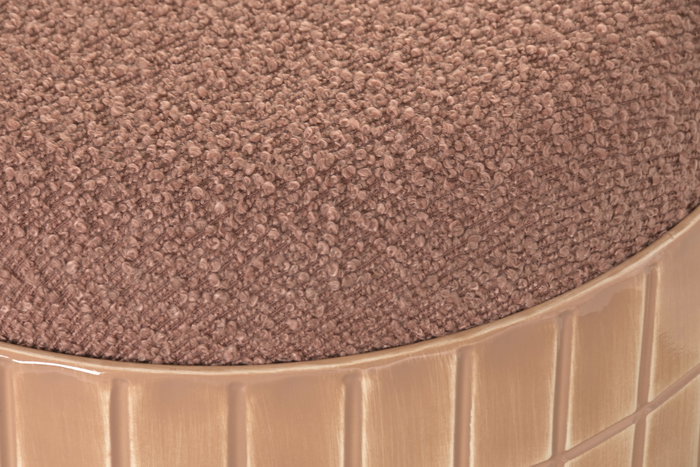 DKD Home Decor Reposapiés Mosaico Marrón DKD Home Decor Reposapiés Mosaico Marrón