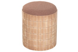DKD Home Decor Reposapiés Mosaico Marrón