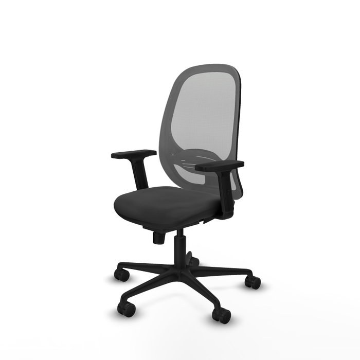 PIQUERAS Y CRESPO Silla de oficina Cilanco con mecanismo Sincro Gris