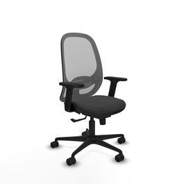PIQUERAS Y CRESPO Silla de oficina Cilanco con mecanismo Sincro Gris
