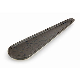 Le coq Fuente Phobos Marrón 27,5x7 cm (6 Unidades) Gres Decorada a Mano Apta Lavavajillas Microondas