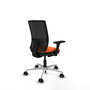 PIQUERAS Y CRESPO Silla de oficina Yunquera Naranja y Negro