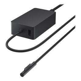 Microsoft Adaptador de Corriente 127W con USB para Surface Book, Laptop, Pro, Go - Negro