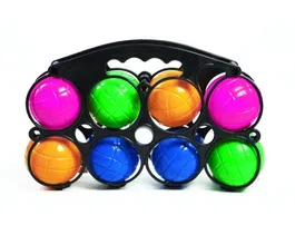 Amaya Petanca de Plástico 8 Bolas con Boliche - Material Deportivo