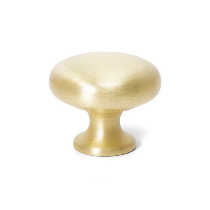 Viefe Pomo Zamak Modelo Duke Ø31 Cromo, Níquel Cepillado Y Latón Cepillado Mate