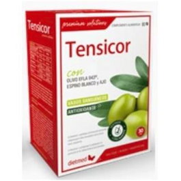 DIETMED Tensicor 60 Comp. Suplemento Cardiovascular con Olivo, Ajo y Espino Blanco para Tensión Arterial Normal