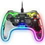 MARS GAMING MGPC Gamepad USB-A/USB-C RGB Negro/Transparente