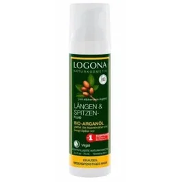 LOGONA Fluido Especial Puntas Argán 75 Ml Tratamiento Reparador y Reductor de Puntas Abiertas y Encrespamiento Vegano Certificado Natrue