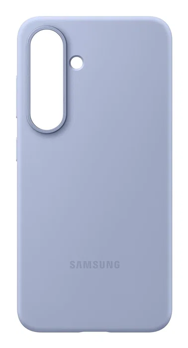 Samsung Funda de silicona azul claro para Galaxy S25