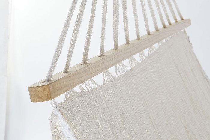 DKD Home Decor Hamaca Terraza Y Jardin Beige 90 x 0.5 x 200 cm (2 Unidades)