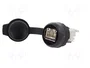 WEIDMÜLLER Tomacorriente RJ45 FrontCom Negro IP65