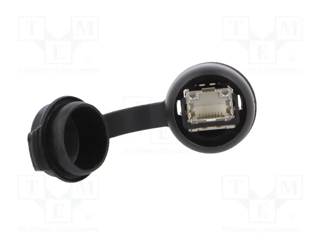 WEIDMÜLLER Tomacorriente RJ45 FrontCom Negro IP65 WEIDMÜLLER Tomacorriente RJ45 FrontCom Negro IP65