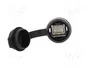 WEIDMÜLLER Tomacorriente RJ45 FrontCom Negro IP65