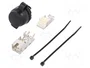 WEIDMÜLLER Tomacorriente RJ45 FrontCom Negro IP65