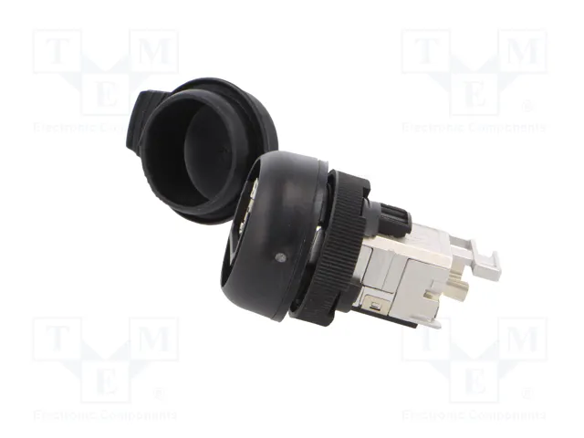 WEIDMÜLLER Tomacorriente RJ45 FrontCom Negro IP65 WEIDMÜLLER Tomacorriente RJ45 FrontCom Negro IP65