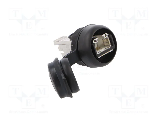 WEIDMÜLLER Tomacorriente RJ45 FrontCom Negro IP65 WEIDMÜLLER Tomacorriente RJ45 FrontCom Negro IP65