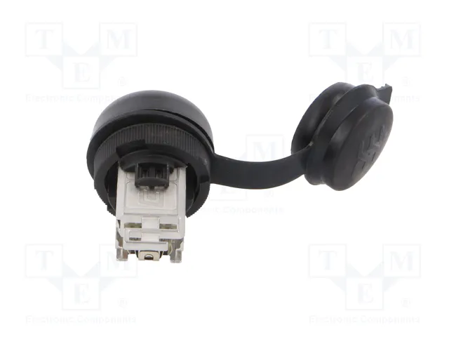 WEIDMÜLLER Tomacorriente RJ45 FrontCom Negro IP65 WEIDMÜLLER Tomacorriente RJ45 FrontCom Negro IP65