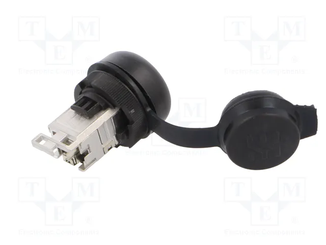 WEIDMÜLLER Tomacorriente RJ45 FrontCom Negro IP65 WEIDMÜLLER Tomacorriente RJ45 FrontCom Negro IP65