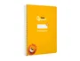 Liderpapel Cuaderno Espiral A5 Pautaguía Tapa Blanda 40 Hojas 75gr Cuadro Pautado 2.5mm Color Amarillo
