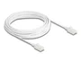 DeLOCK Cable de red Cat.6A Slim RJ45 5 m Blanco