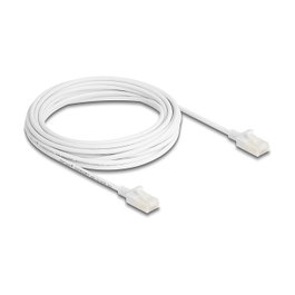DeLOCK Cable de red RJ45 Cat.6A Slim 5 m Blanco
