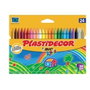 Plastidecor Lápices de cera de 24 unidades, colores surtidos