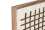 DKD Home Decor Cuadro de Madera Reciclada de Pino Beige 62x4x82 cm