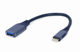 GEMBIRD A-USB3C-OTGAF-01 Cable USB USB 3.2 Gen 1 (3.1 Gen 1) 0.15 m USB C a USB A Gris