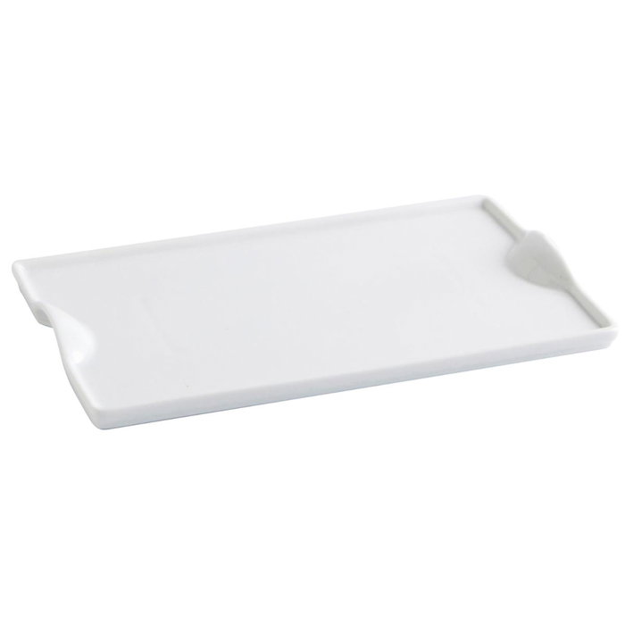 Plato Pinchos Porcelana Gastro Fun Quid 25,5x15,5 cm (12 Unidades) Plato Pinchos Porcelana Gastro Fun Quid 25,5x15,5 cm (12 Unidades)