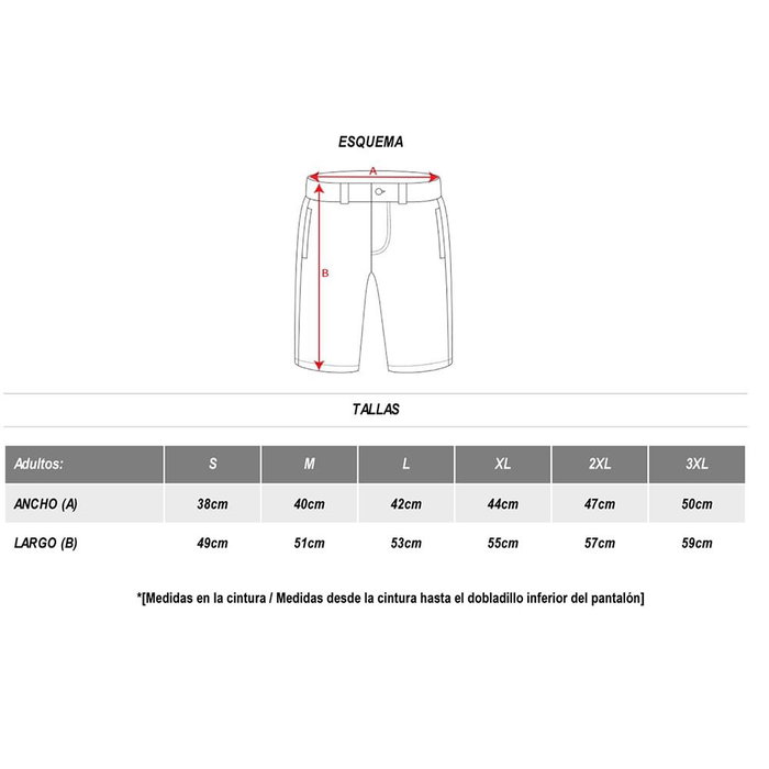 Roly Bermuda Armour negra talla M