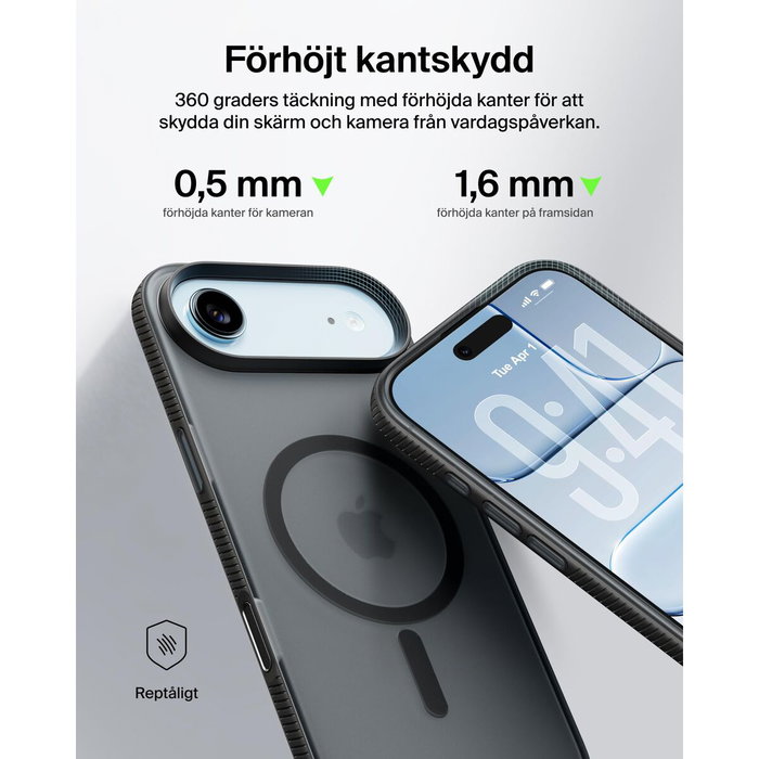 Belkin SheerForce Funda para iPhone Air (6.5") Negro
