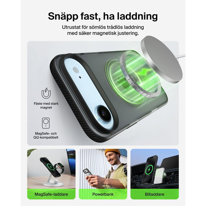 Belkin SheerForce Funda para iPhone Air (6.5") Negro