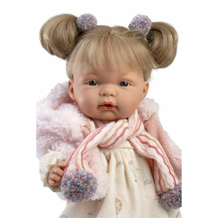 Llorens Muñeca Joelle Llorona 38 cm con cuerpo de tela y mecanismo de sonido Llorens Muñeca Joelle Llorona 38 cm con cuerpo de tela y mecanismo de sonido
