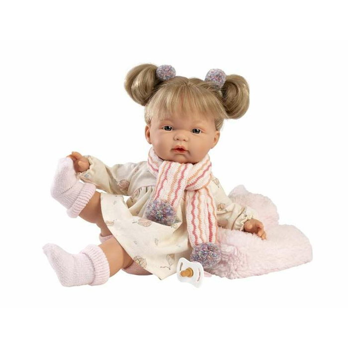 Llorens Muñeca Joelle Llorona 38 cm con cuerpo de tela y mecanismo de sonido Llorens Muñeca Joelle Llorona 38 cm con cuerpo de tela y mecanismo de sonido