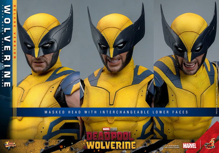 Deadpool & Wolverine Movie Masterpiece Figura 1/6 Wolverine (Deluxe Version) 31 cm