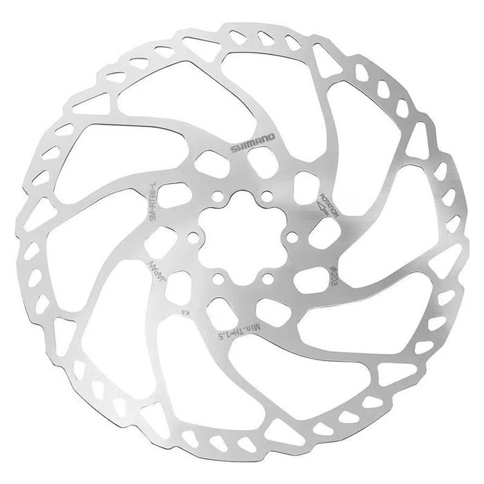 Shimano SM-RT66 Disco de Freno 160mm 6 Agujeros Plata Shimano SM-RT66 Disco de Freno 160mm 6 Agujeros Plata