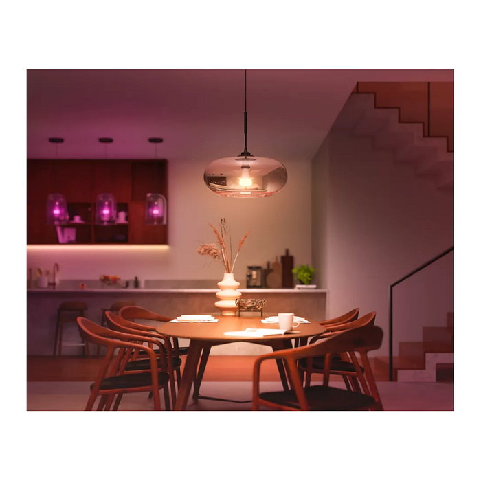 Philips Hue White and Color Ambiance Pack de 4 Bombillas LED E27 A60 6W