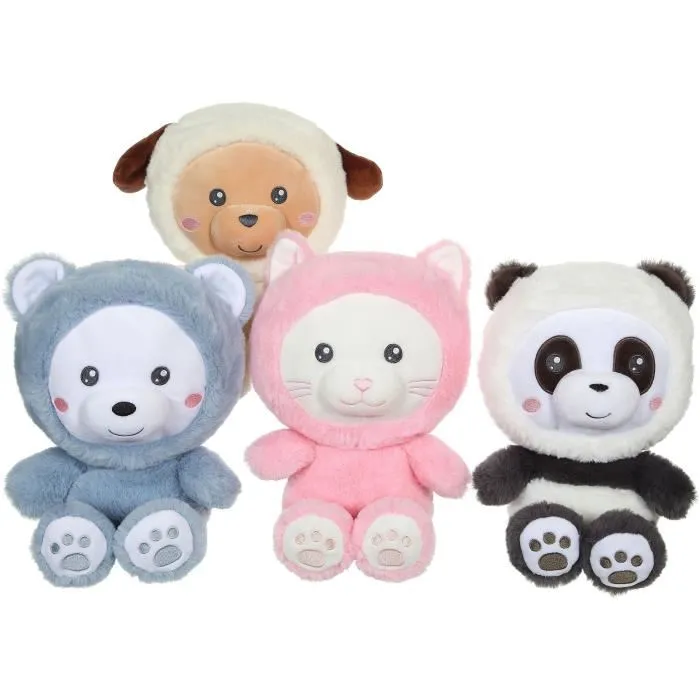 Gipsy Toys Peluche Panda Hoody Pets GIP3268060718199 24 cm