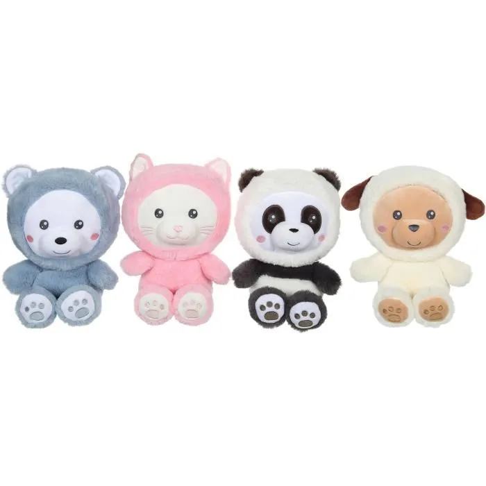 Gipsy Toys Peluche Panda Hoody Pets GIP3268060718199 24 cm